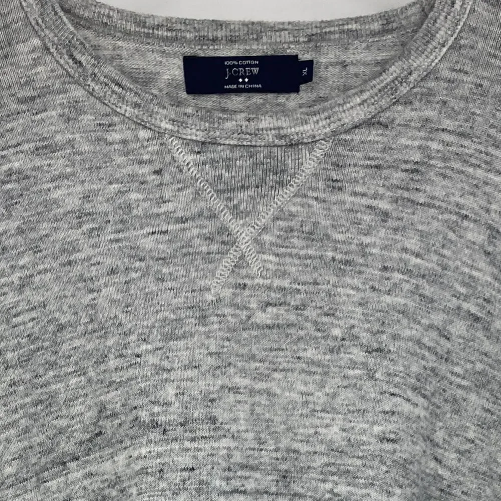J.Crew 100% Cotton Men’s Sweater Grey Color Size XL